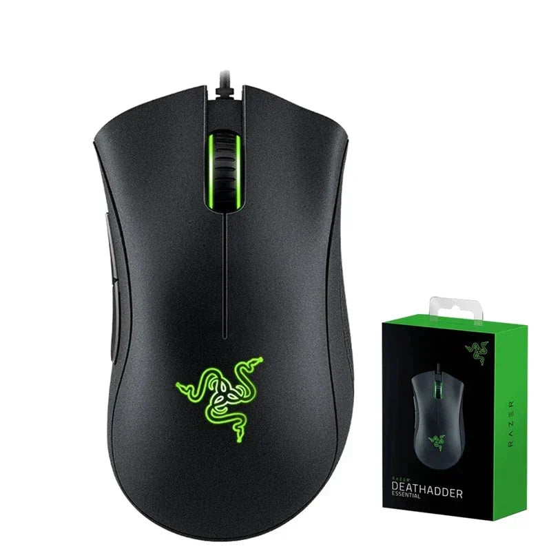 Essential Wired Gaming Mouse 6400DPI with 5 Buttons