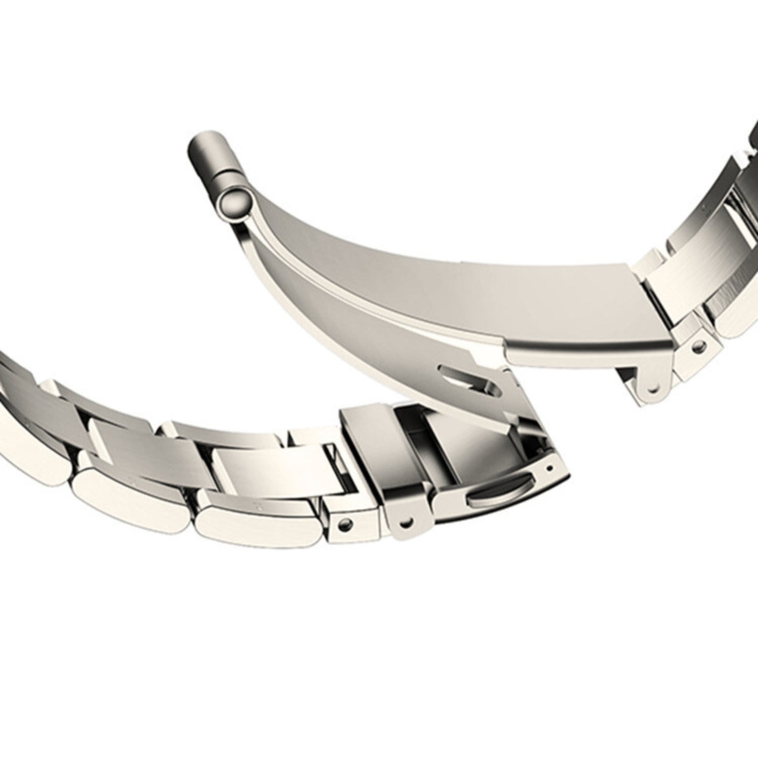 Stainless Steel Link Bracelet Band Small - The Sydney in Titanium - Compatible with Apple Watch Size 38mm to 41mm