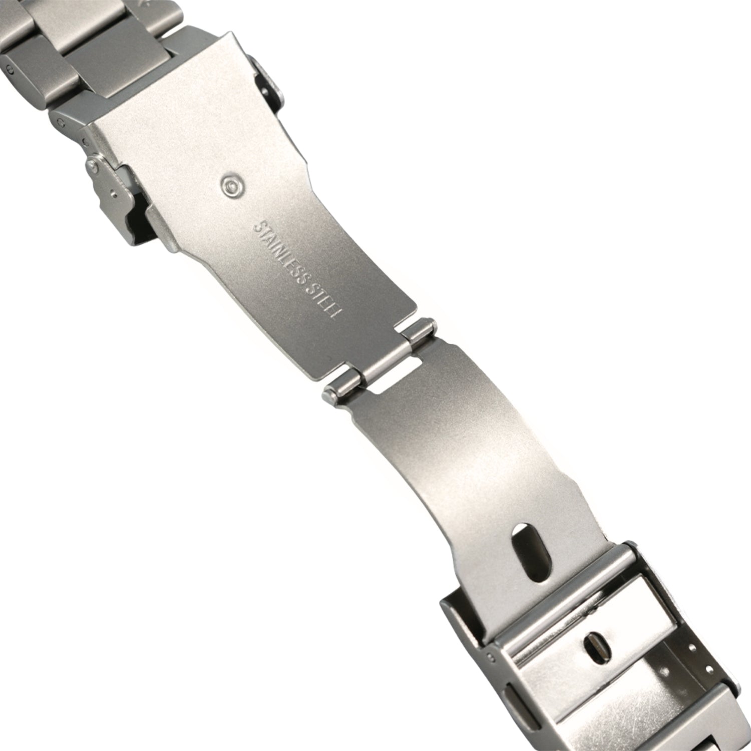 Stainless Steel Link Bracelet Band (Ultra) – The Sydney Ultra in Titanium – Compatible with Apple Watch Ultra (Friendie size Large)