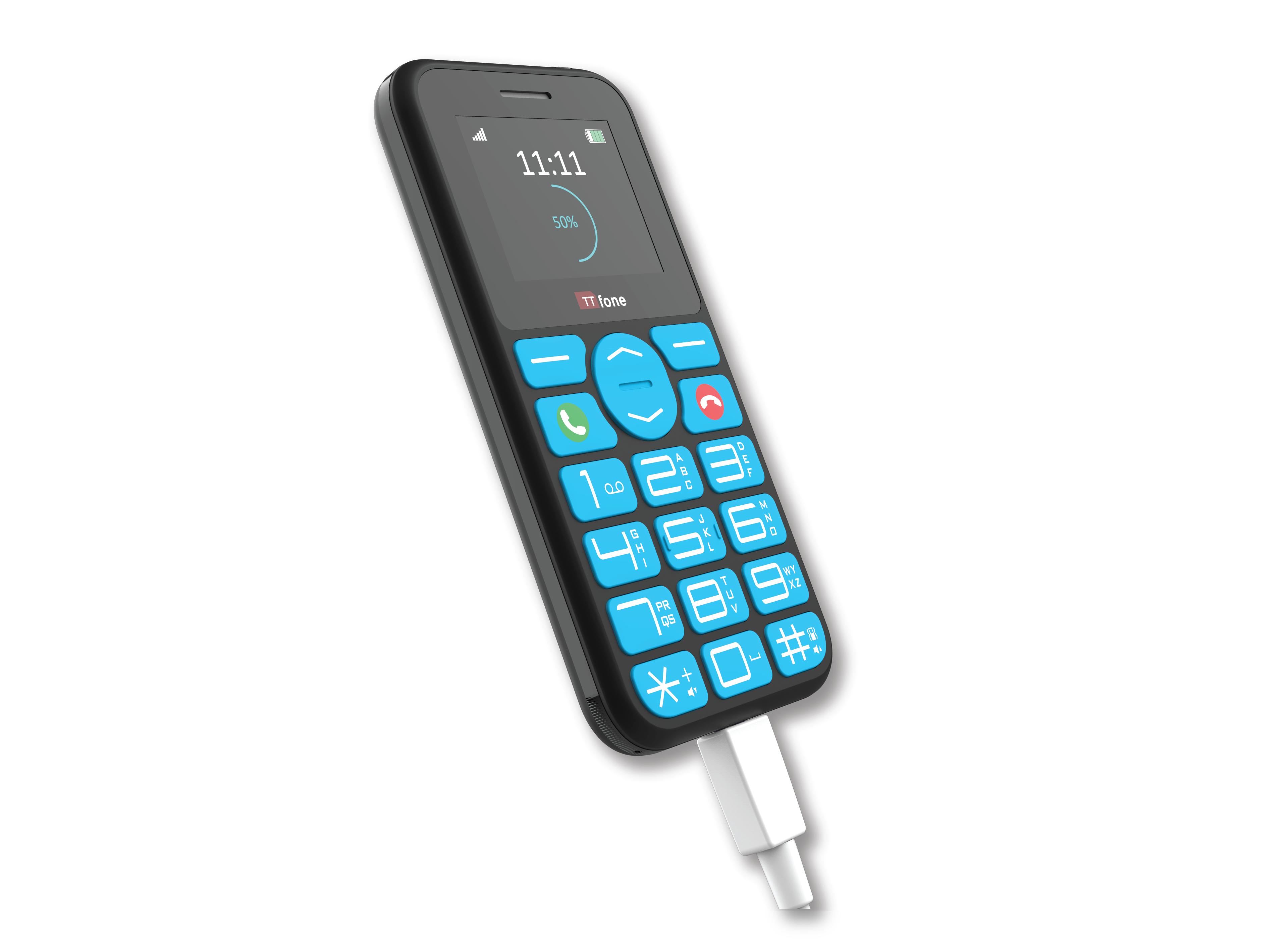 Returned Resale - TTfone TT190 with USB Cable and Vodafone Pay As You Go