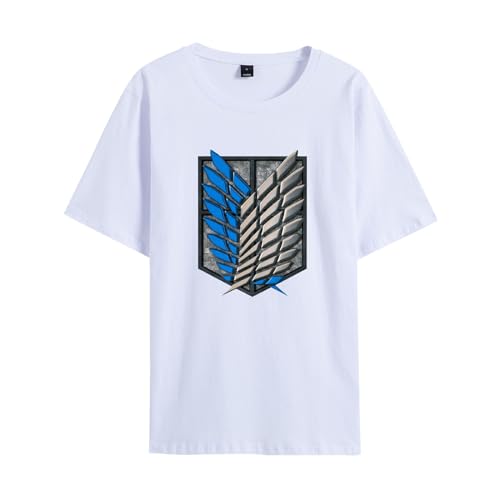 AOT Emblem White T-Shirt Style II