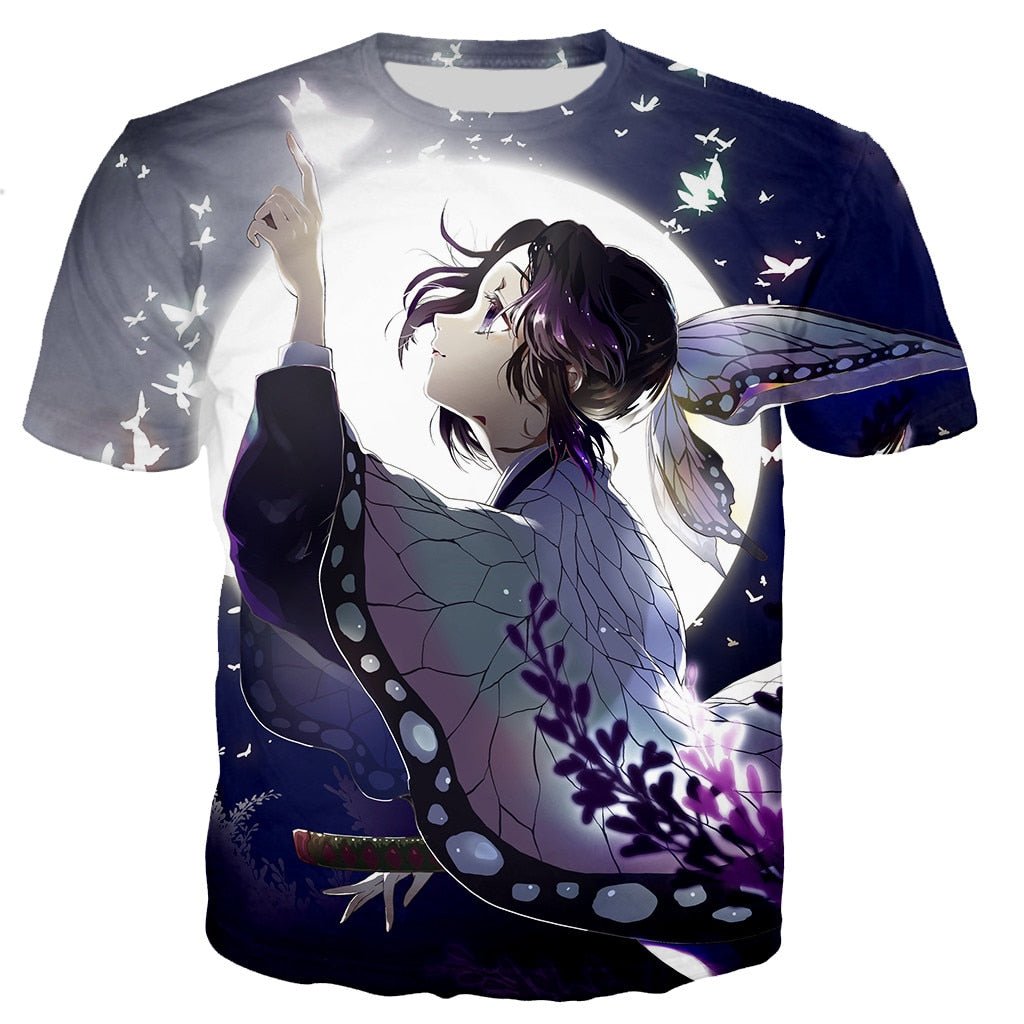 Kochou Shinobu 3D Butterfly Shirt
